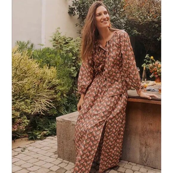J. Crew Dresses & Skirts - J. CREW Collection SET Liberty Floral Bohemian Top and Maxi Skirt